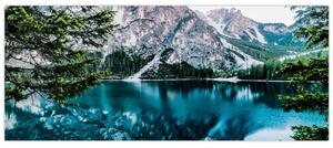 Slika jezera u Alpama (120x50 cm)