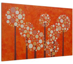 Slika - Narančasta šuma (90x60 cm)