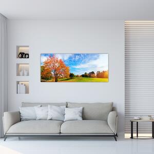 Slika - Jesenski krajolik (120x50 cm)