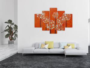 Slika - Narančasta šuma (150x105 cm)