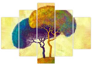 Slika - Drveće na brdu (150x105 cm)