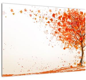 Staklena slika -Stablo na vjetru (70x50 cm)
