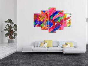 Slika - Apstrakcija u boji (150x105 cm)