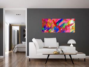 Slika - Apstrakcija u boji (120x50 cm)