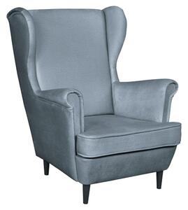 Zondo.hr Fotelja Lotonas (sivo-plava + wenge + crna) . 1097165