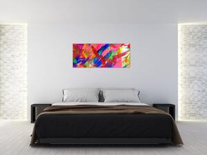 Slika - Apstrakcija u boji (120x50 cm)