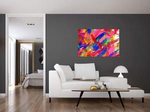 Slika - Apstrakcija u boji (90x60 cm)