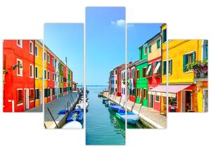 Slika - Otok Burano, Venecija, Italija (150x105 cm)