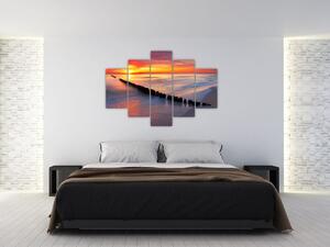 Slika - Zalazak sunca, Baltičko more, Poljska (150x105 cm)