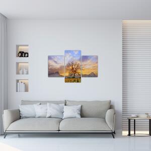 Slika - Pejzaž sa suncokretima (90x60 cm)