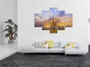 Slika - Pejzaž sa suncokretima (150x105 cm)