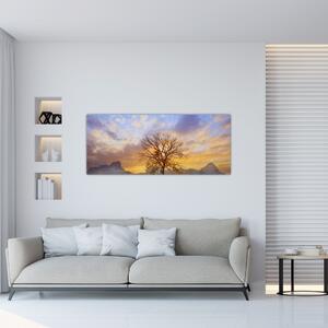 Slika - Pejzaž sa suncokretima (120x50 cm)