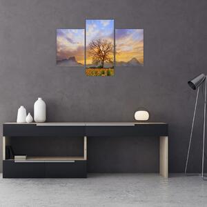 Slika - Pejzaž sa suncokretima (90x60 cm)