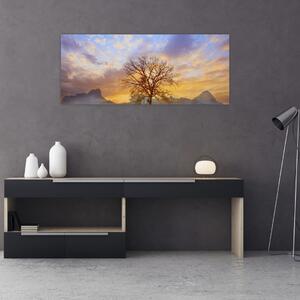 Slika - Pejzaž sa suncokretima (120x50 cm)