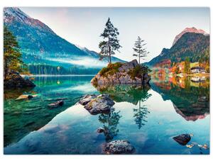 Slika - Jezero Hintersee, Bavarske Alpe, Austrija (70x50 cm)
