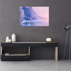Slika - Smrznuta rijeka (90x60 cm)