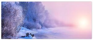 Slika - Smrznuta rijeka (120x50 cm)