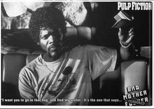 Slika na platnu Pulp Fiction - Bad Mother F**ker