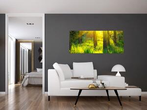 Slika - Proljetno buđenje šume (120x50 cm)