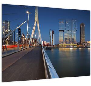 Slika - Sumrak u Rotterdamu, Nizozemska (70x50 cm)