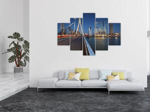 Slika - Sumrak u Rotterdamu, Nizozemska (150x105 cm)