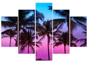 Slika - Palme u Miamiju (150x105 cm)