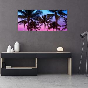 Slika - Palme u Miamiju (120x50 cm)