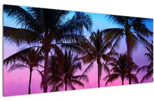 Slika - Palme u Miamiju (120x50 cm)