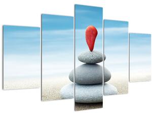 Slika - Ravnoteža s kamenjem (150x105 cm)