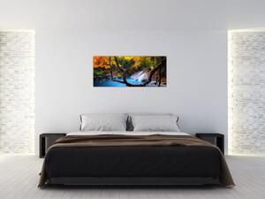 Slika - Slapovi u Aziji (120x50 cm)