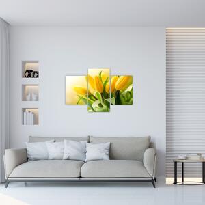 Slika - Žuti tulipani (90x60 cm)