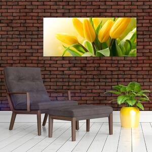 Slika - Žuti tulipani (120x50 cm)