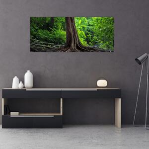 Slika - Staro drvo s korijenjem (120x50 cm)