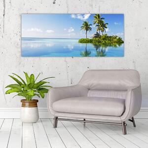 Slika - Tropski otok (120x50 cm)