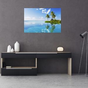 Slika - Tropski otok (90x60 cm)