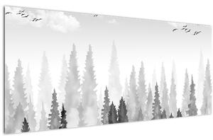 Slika - Šumski vrhovi (120x50 cm)
