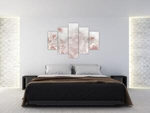 Slika - Ružičasto cvijeće (150x105 cm)