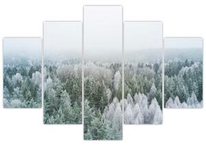 Slika - Snježni šumski vrhovi (150x105 cm)