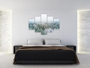 Slika - Snježni šumski vrhovi (150x105 cm)