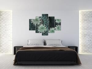 Slika - Zeleno cvijeće (150x105 cm)