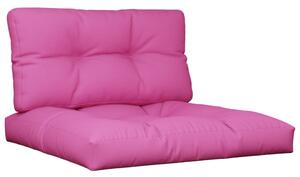 VidaXL Jastuci za palete 2 kom ružičasti od tkanine
