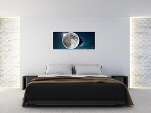Slika - Zemlja u pomrčini Mjeseca (120x50 cm)