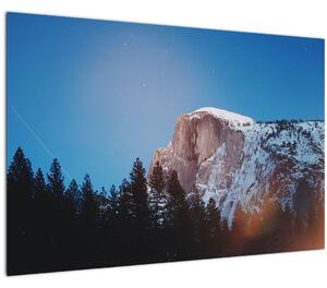 Slika - Noćni planinski vrh (90x60 cm)