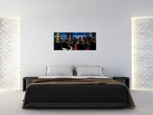 Slika - Noćni grad (120x50 cm)