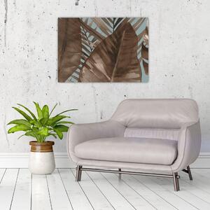 Slika - Palmino lišće, akvarel (70x50 cm)