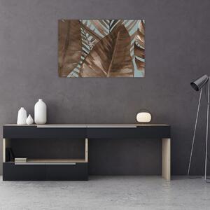 Slika - Palmino lišće, akvarel (90x60 cm)