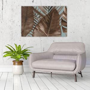 Slika - Palmino lišće, akvarel (90x60 cm)