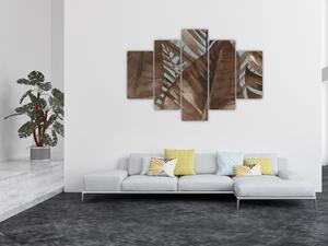 Slika - Palmino lišće, akvarel (150x105 cm)