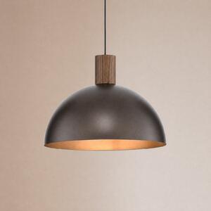 TK Lighting Oslo viseća svjetiljka, smeđa, metal, Ø 34 cm, E27, prigušiva, Smeđa / hrđa, Dnevni boravak/blagovaonica, Metal
