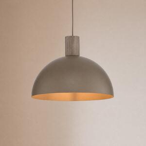 TK Lighting Oslo viseća svjetiljka, boja pijeska, metal, Ø 34 cm, E27, prigušiva, Bež, Dnevni boravak/blagovaonica, Metal